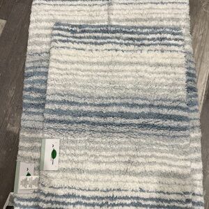 Cotton Bath Rug Set - 17”x24 And 21”x34